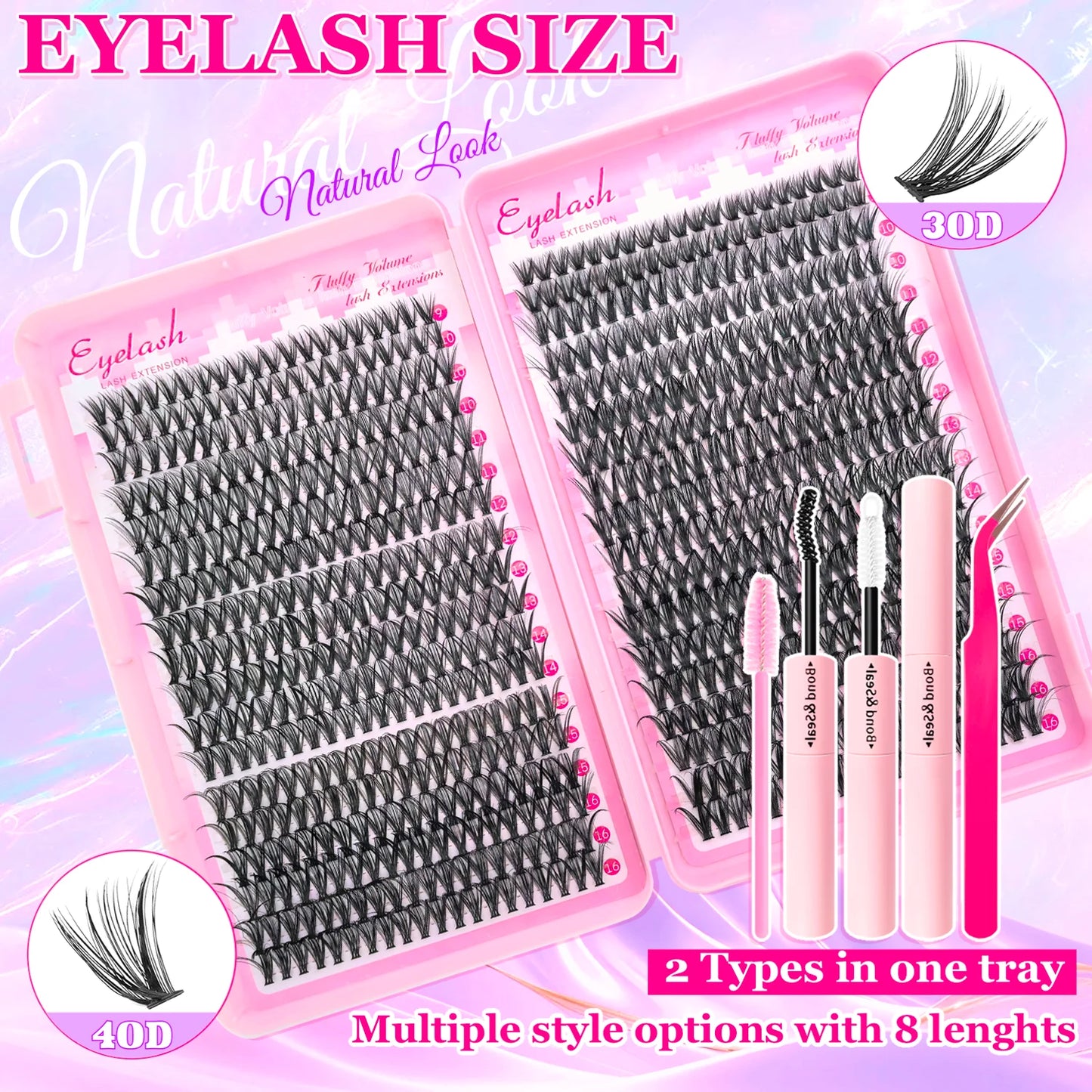 Eyelash Extension Kit Fluffy Lash