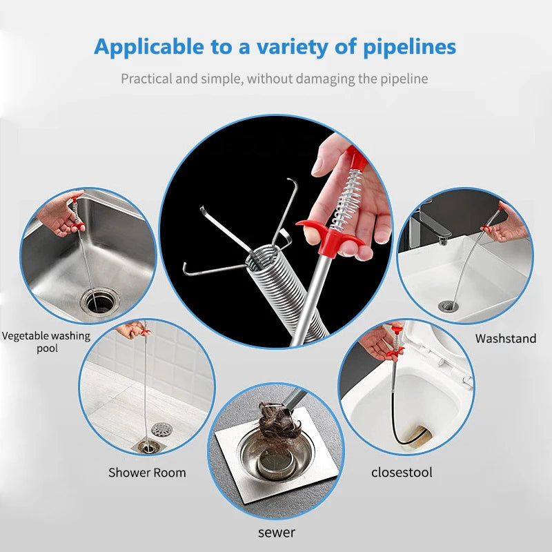 Spring Pipe Dredging Drain Snake