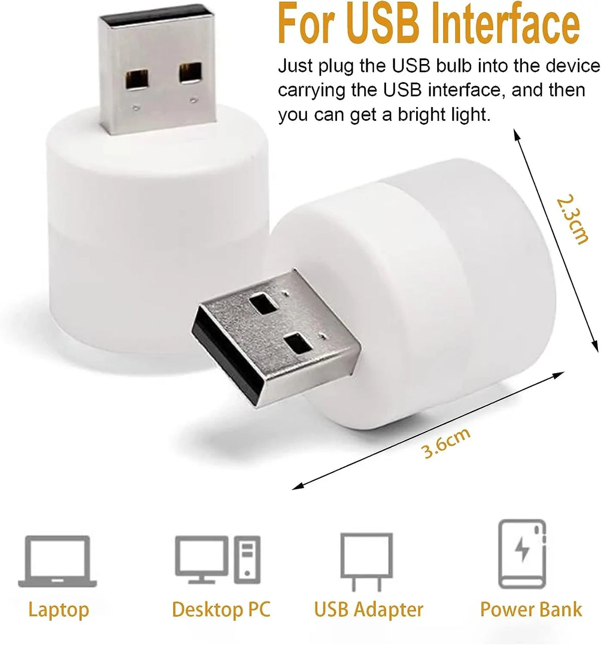 USB Night Light LED Plug