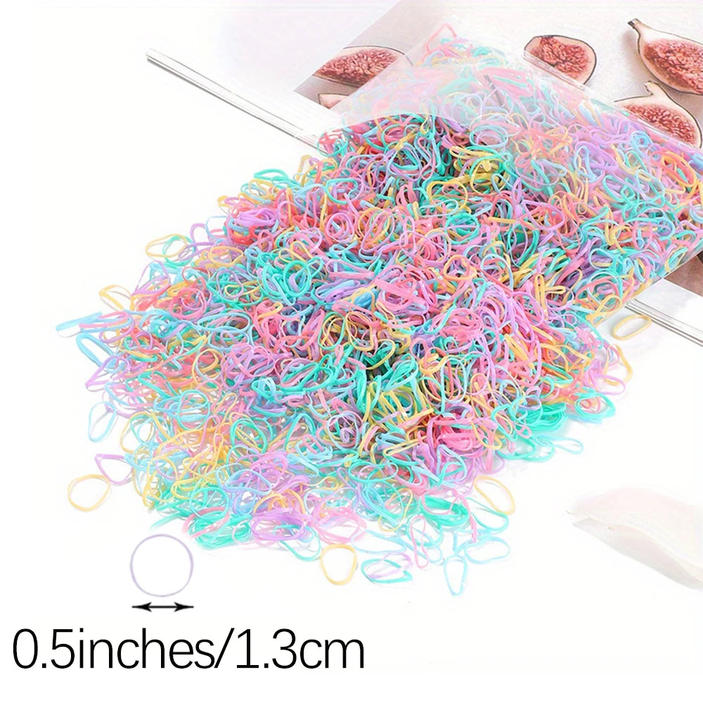 Girls Colourful Disposable Rubber Band
