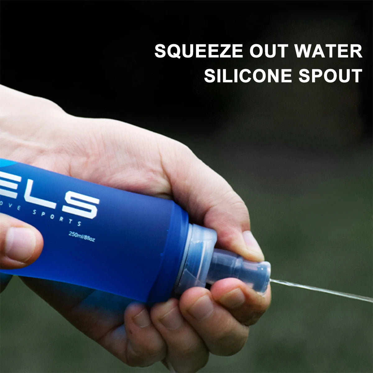 1pc150ml Outdoor Collapsible Silicone Bite
