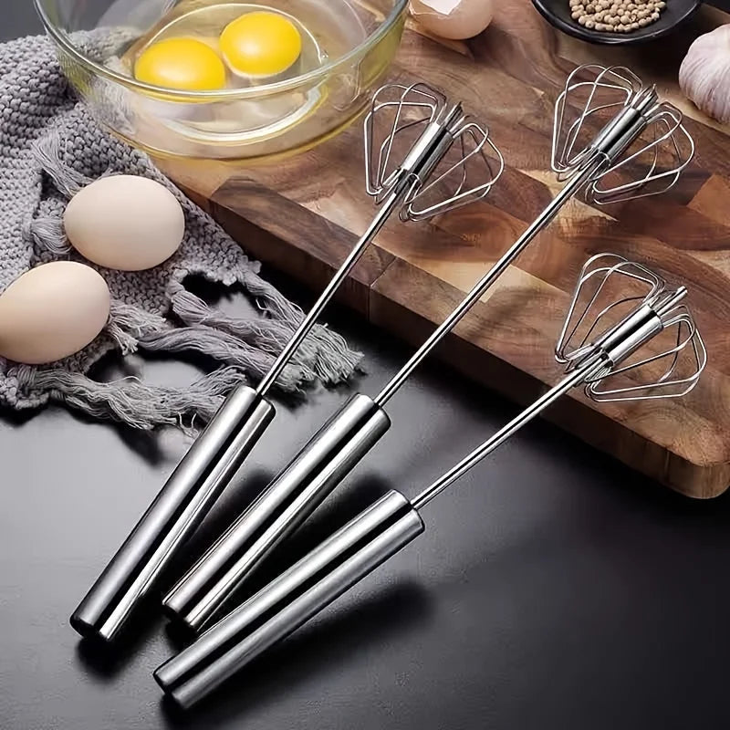 Stainless Steel Egg Beater Semi-automatic