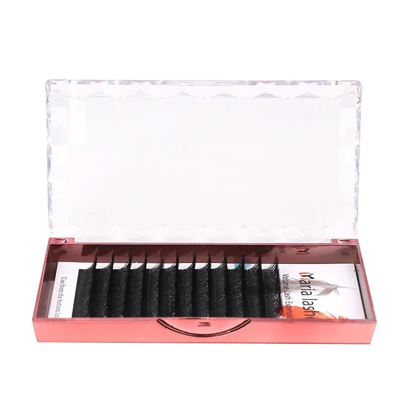 W Shape Eyelash Extensions Premade