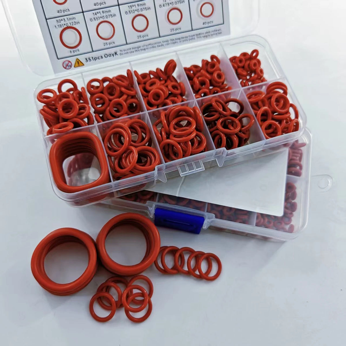 Silicone O-ring Sizes Oil Heat