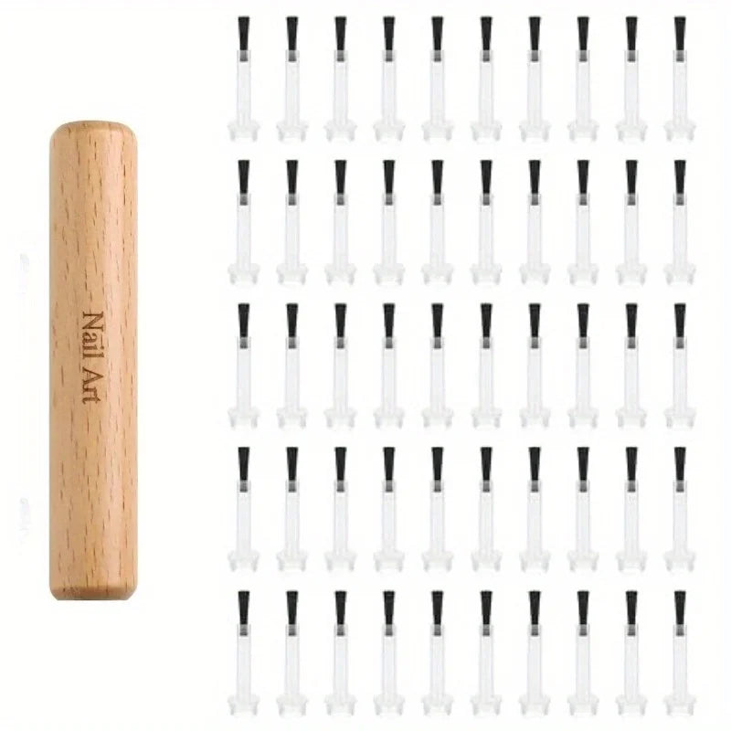 Nail Art Brush Detachable Wooden