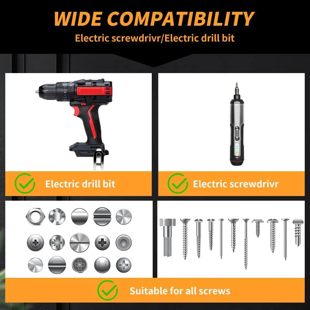 Spring-loaded Screw Holder Drill Bit