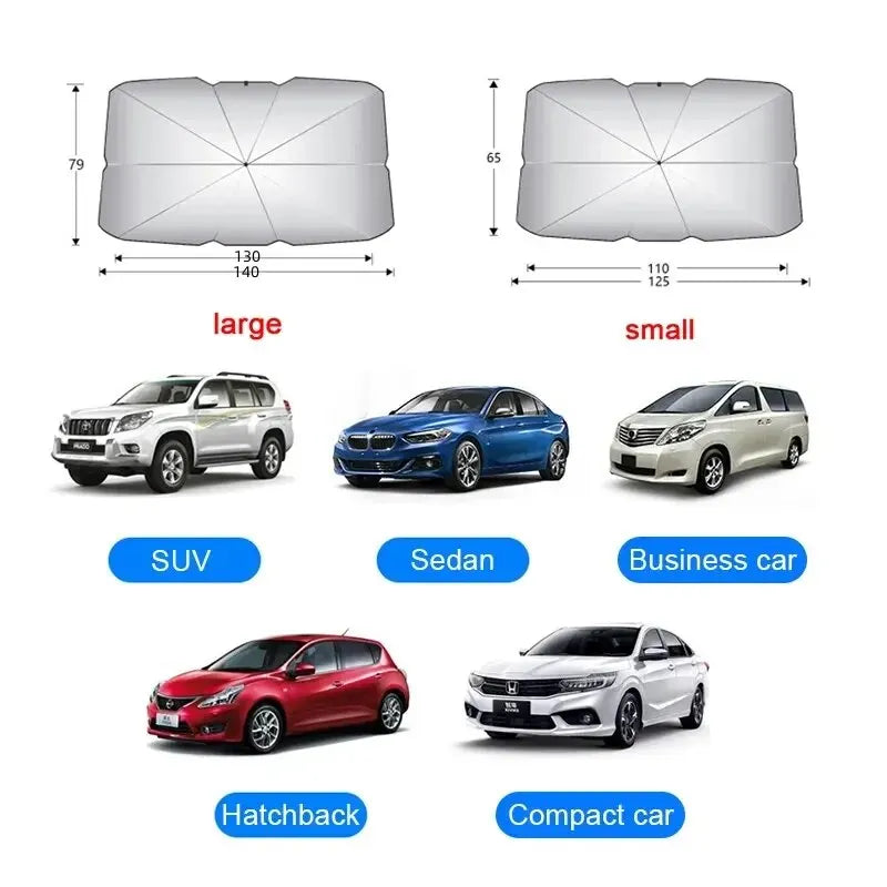 Car Sunshade Umbrella Windshield Folding