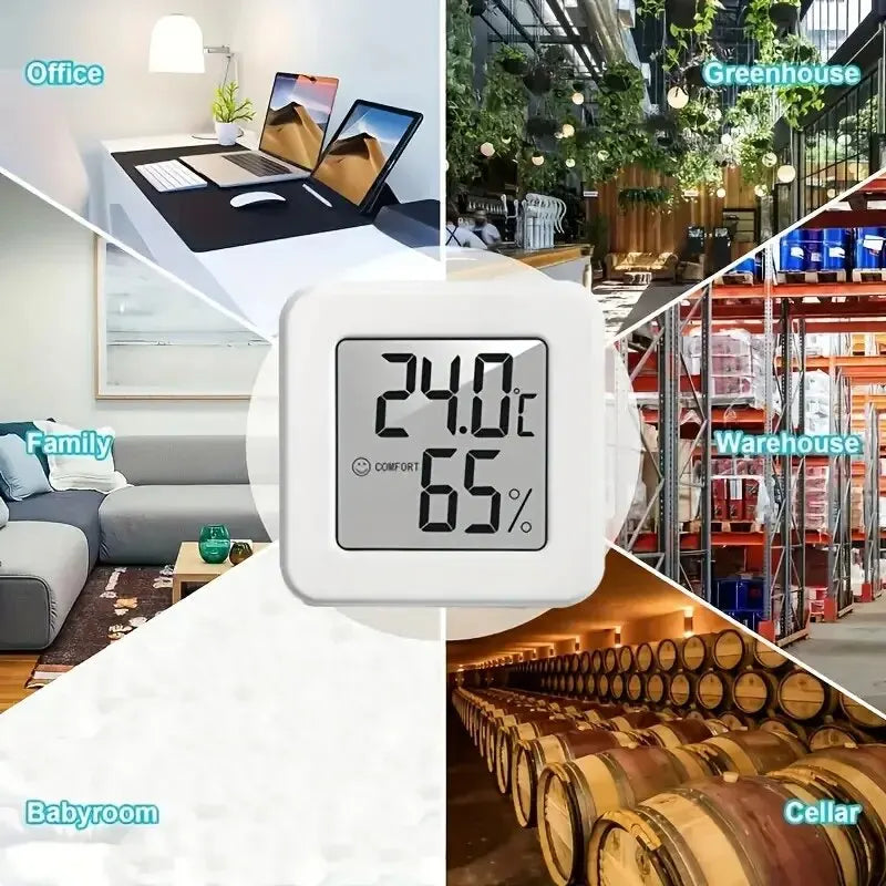 Indoor Temperature Humidity Meter Bedroom