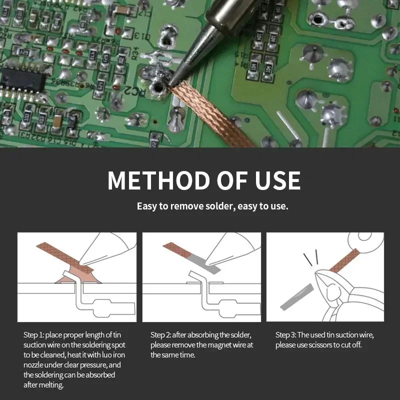 Desoldering Braid Welding Solder Remover