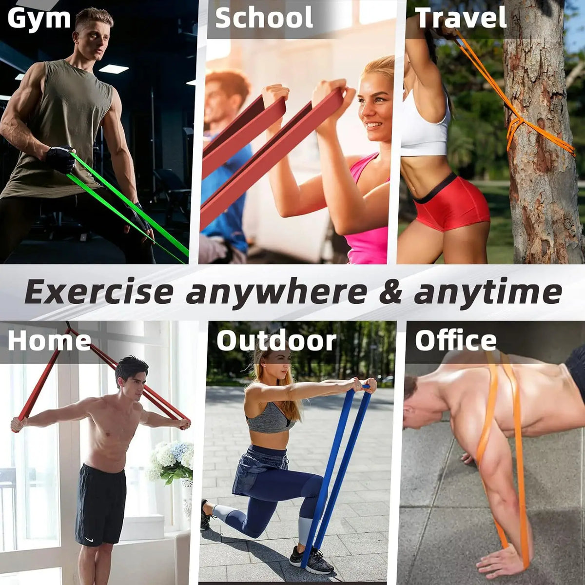 Heavy-duty Resistance Band Agility Training