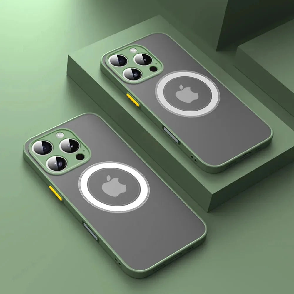 Luxury Armor Matte Magnetic Wireless