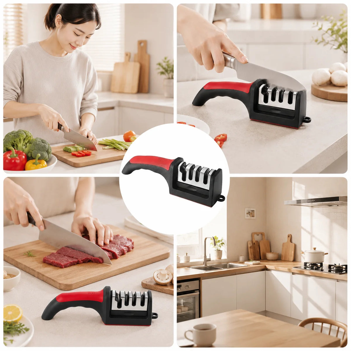 4-segment Knife Sharpener Sharpeners Knives