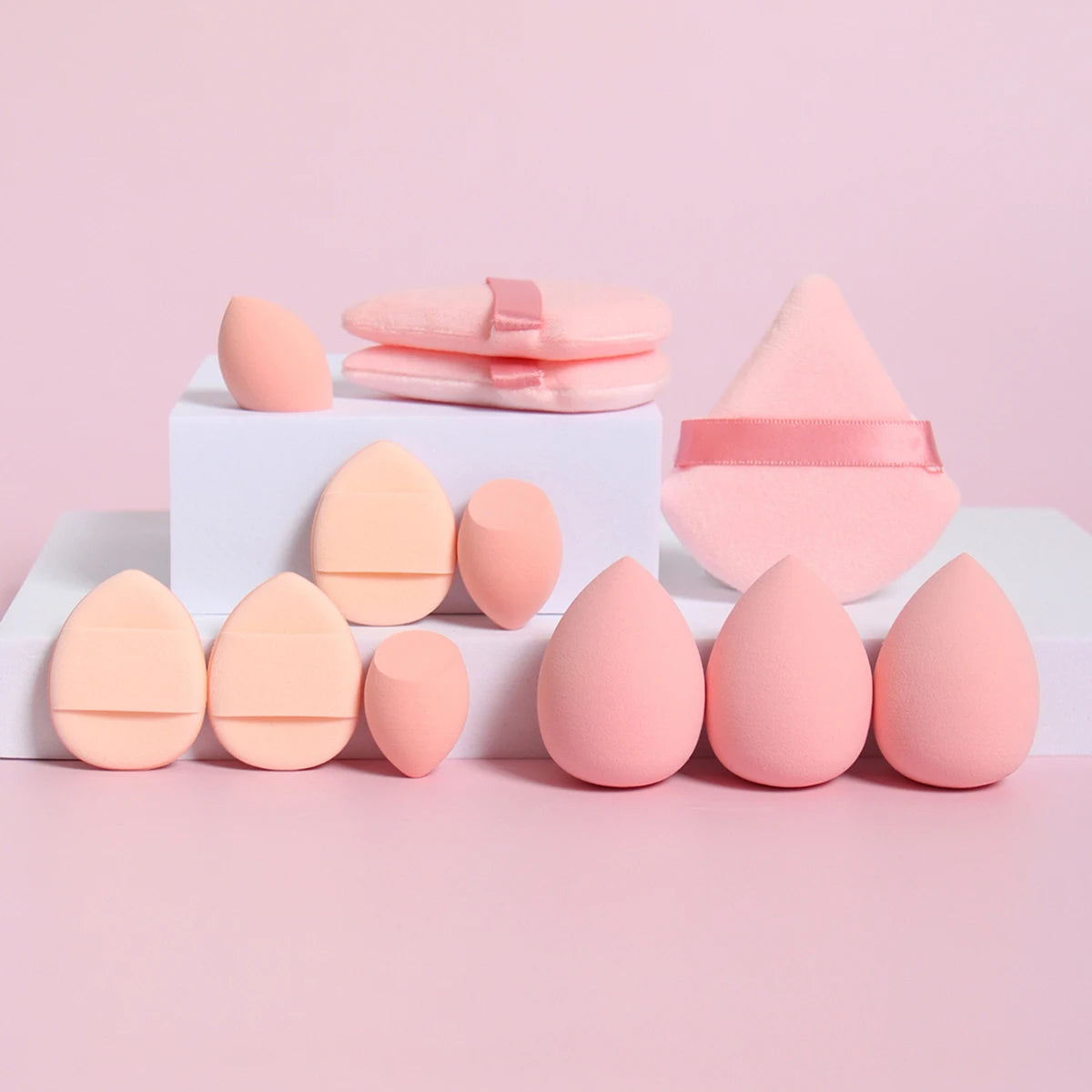 12-piece All-purpose Makeup Sponge Made
