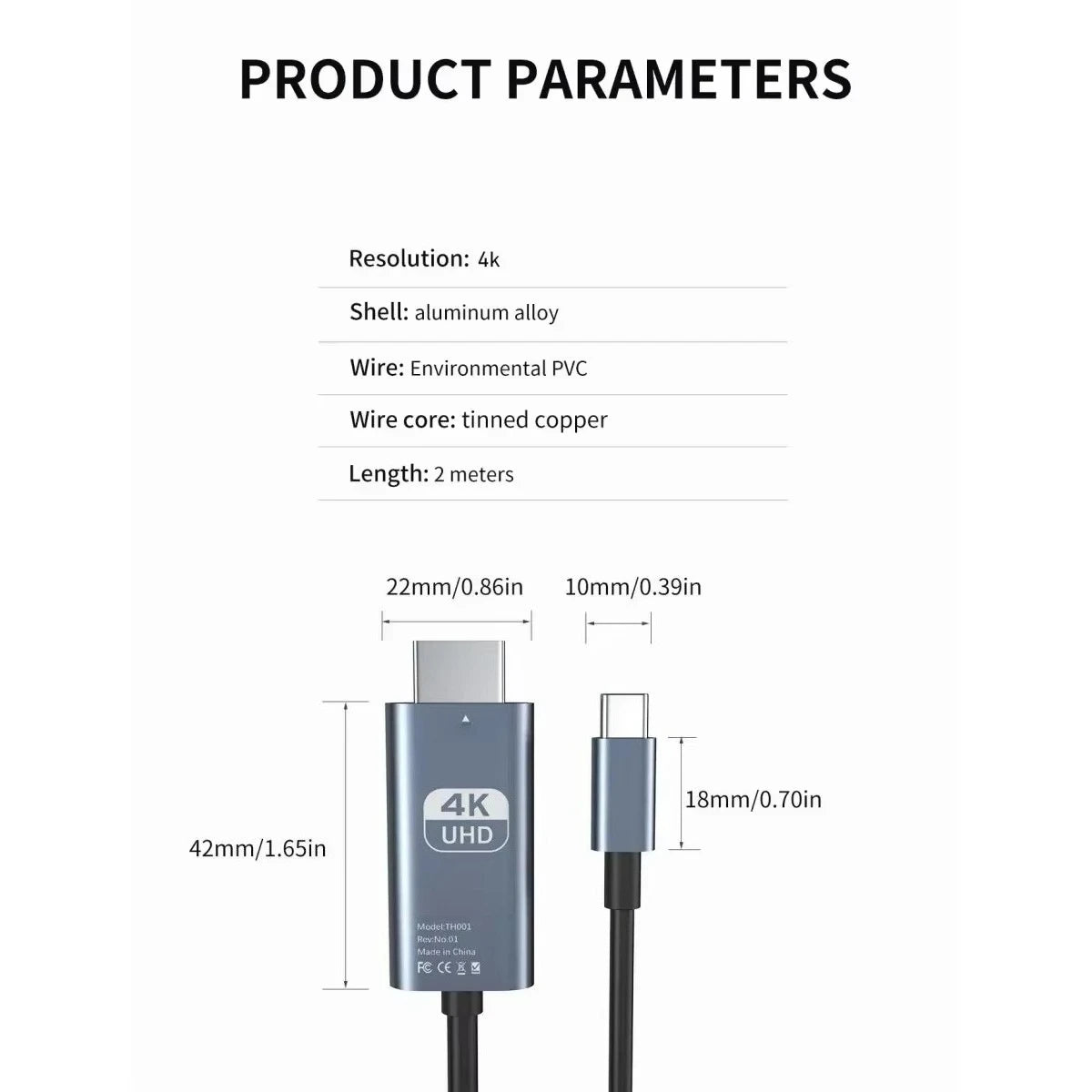 HD Video Conversion Cable Typec