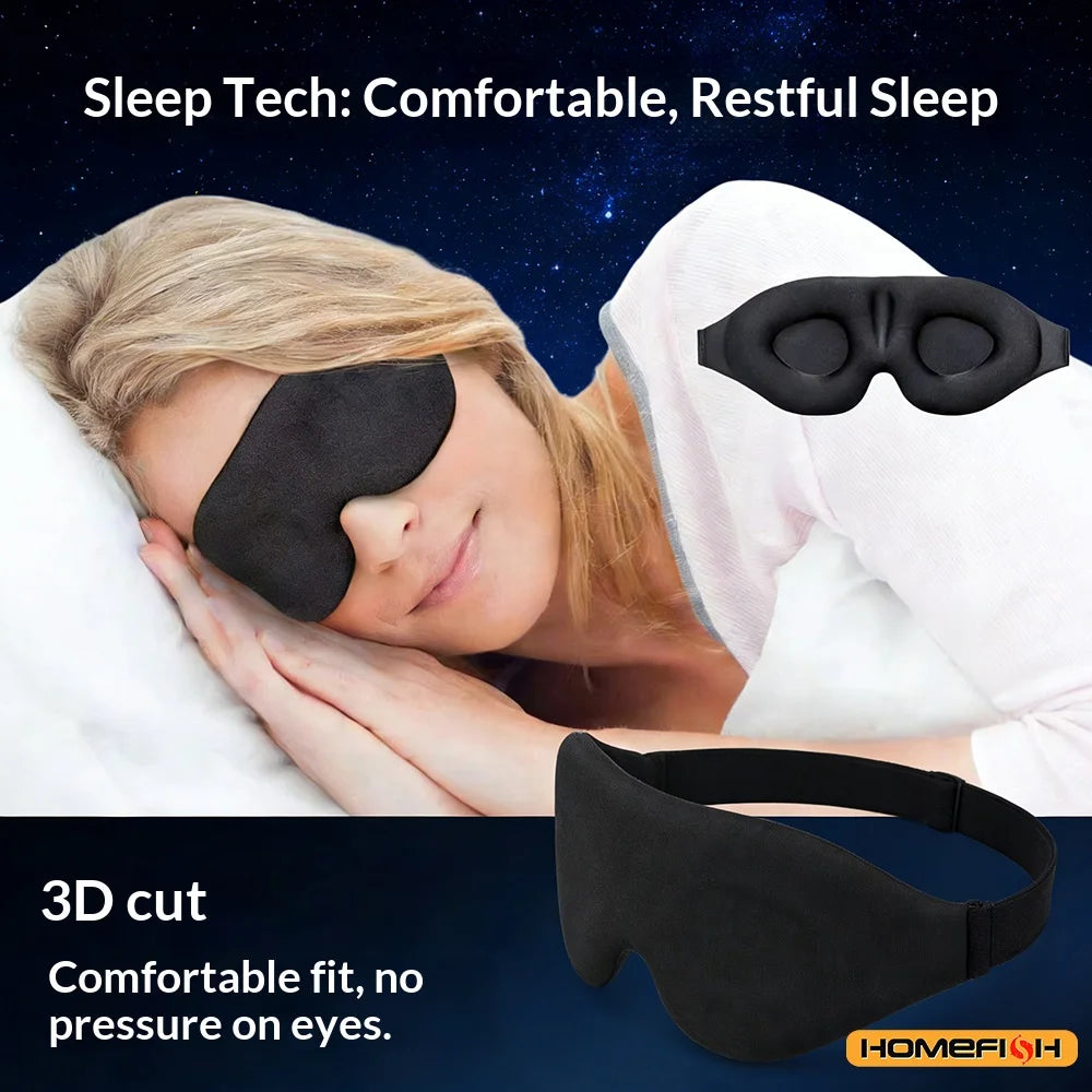 Breathable Adjustable Sleep Mask Blocks