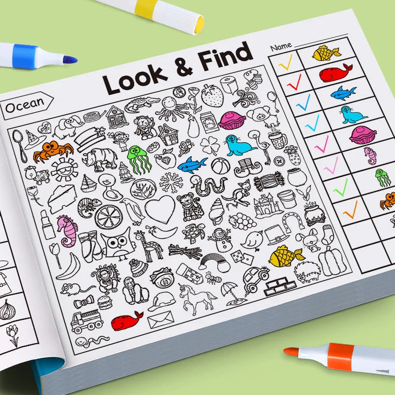 Children's Search Game Enhance Visual
