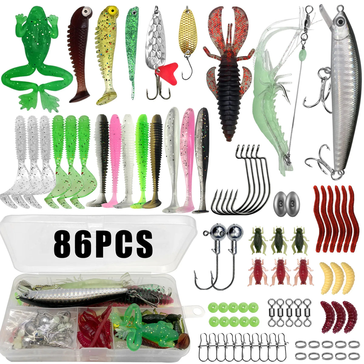 Fishing Lure Kit Trout Pike