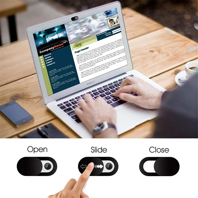 Sliding Webcam Cover Laptop Camera