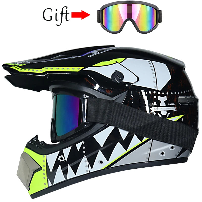 Motorcycle Helmet Children Off-road Bike