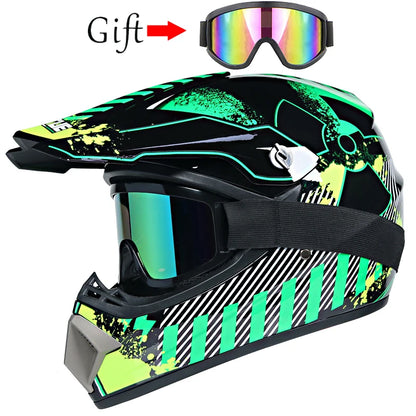 Motorcycle Helmet Children Off-road Bike