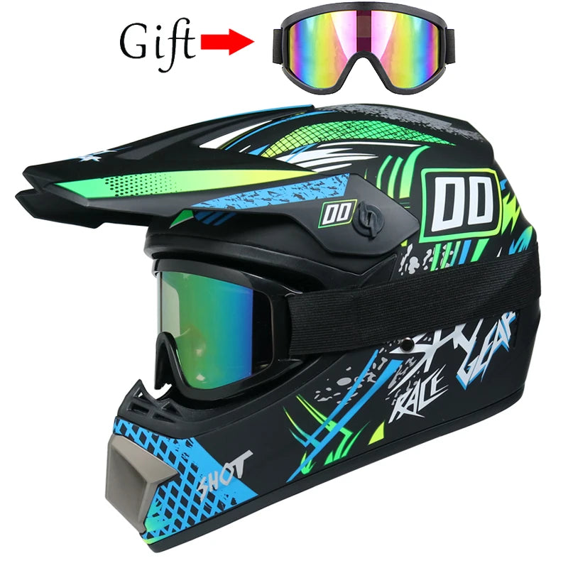 Motorcycle Helmet Children Off-road Bike