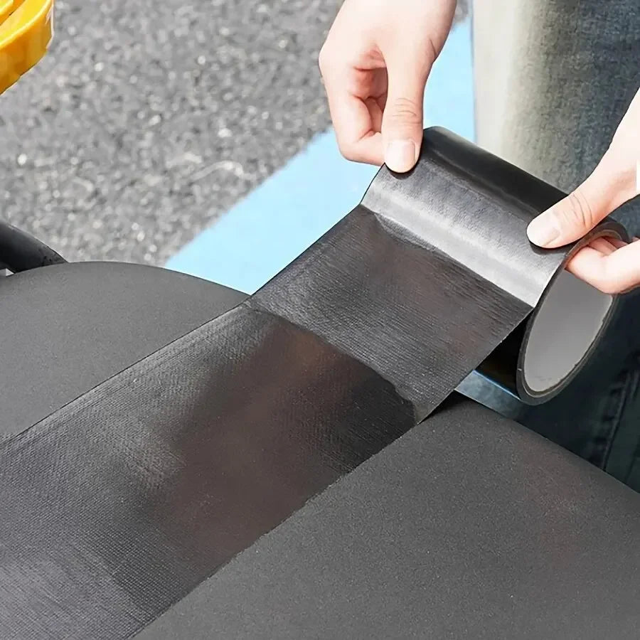 Black Cloth-based Tape Leather Repair
