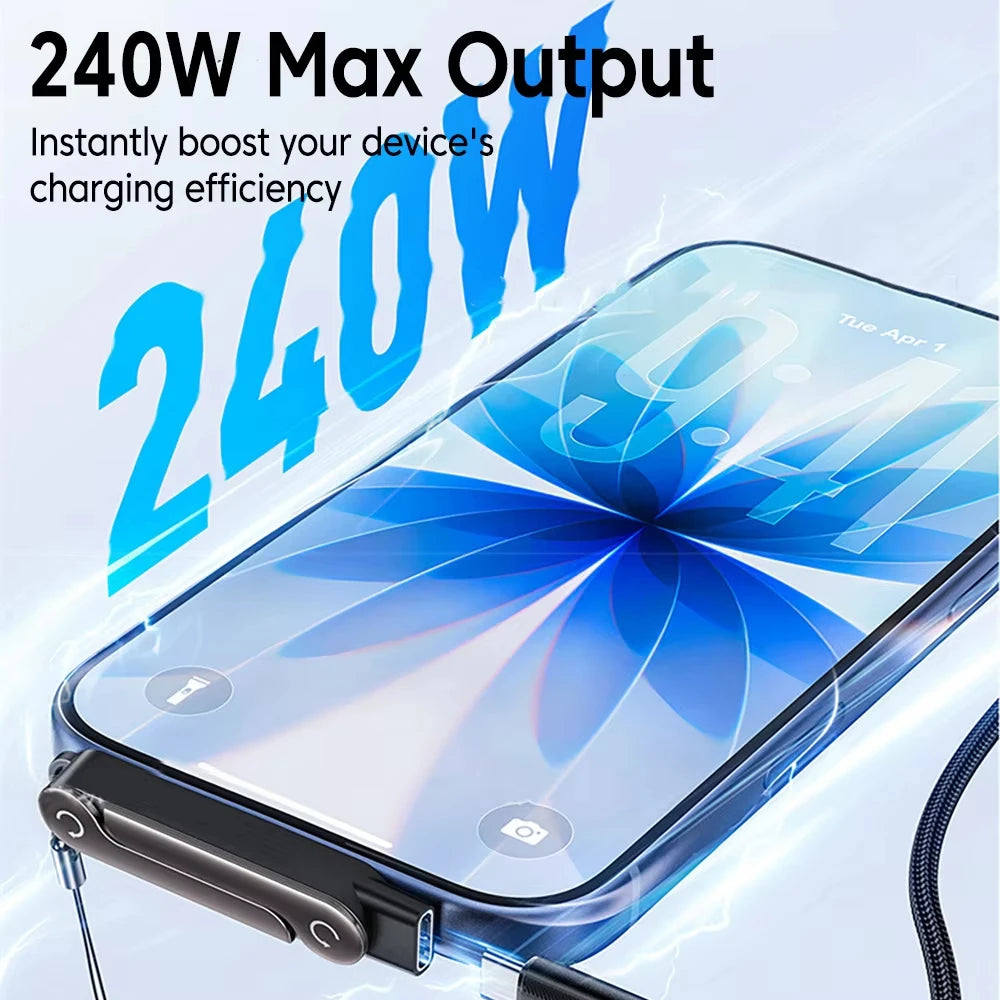 USB Type-c Lightning Built-in Stand