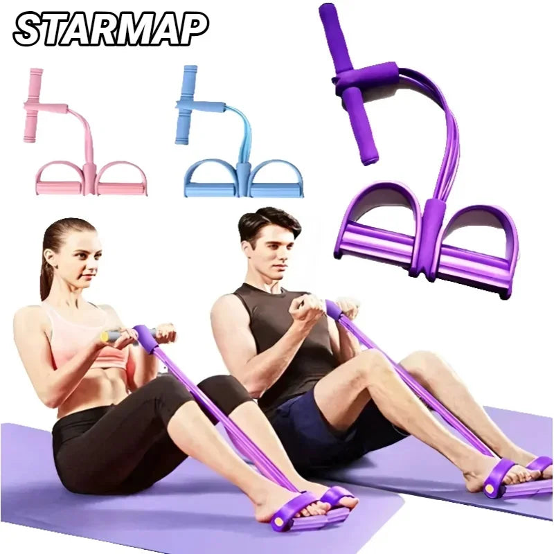 Tube Pedal Tension Rope Fitness
