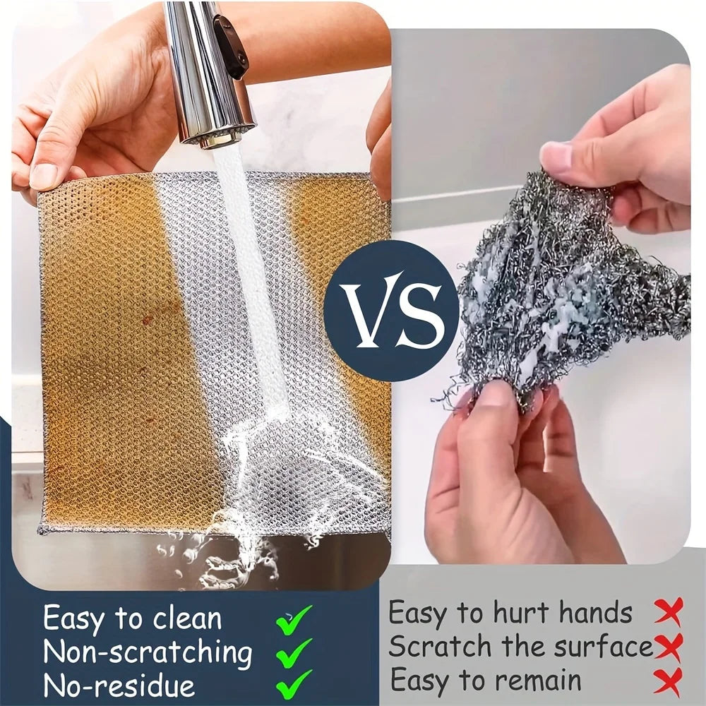 Thickened Steel Wire Cleaning Cloth