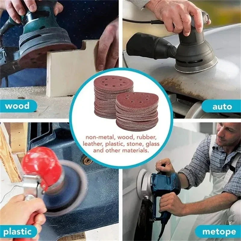 Hole Sandpaper Woodworking Metal Grinding