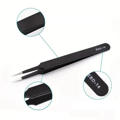Precision Long Tweezers Anti-static