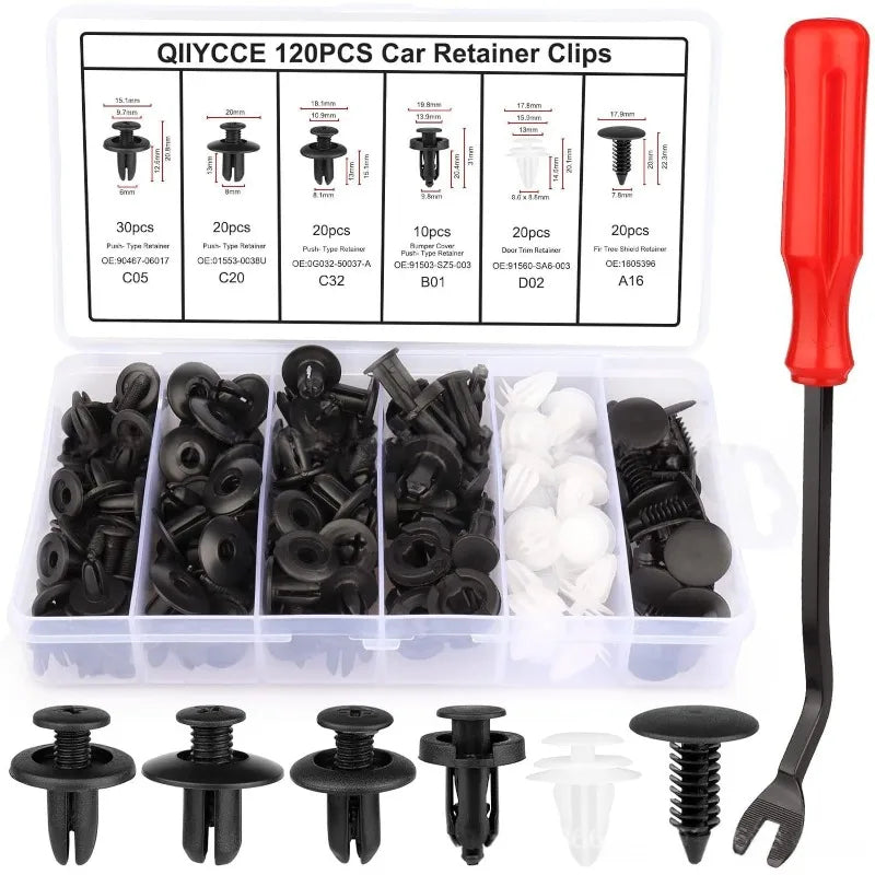 Auto Fastener Clip Assortment Car