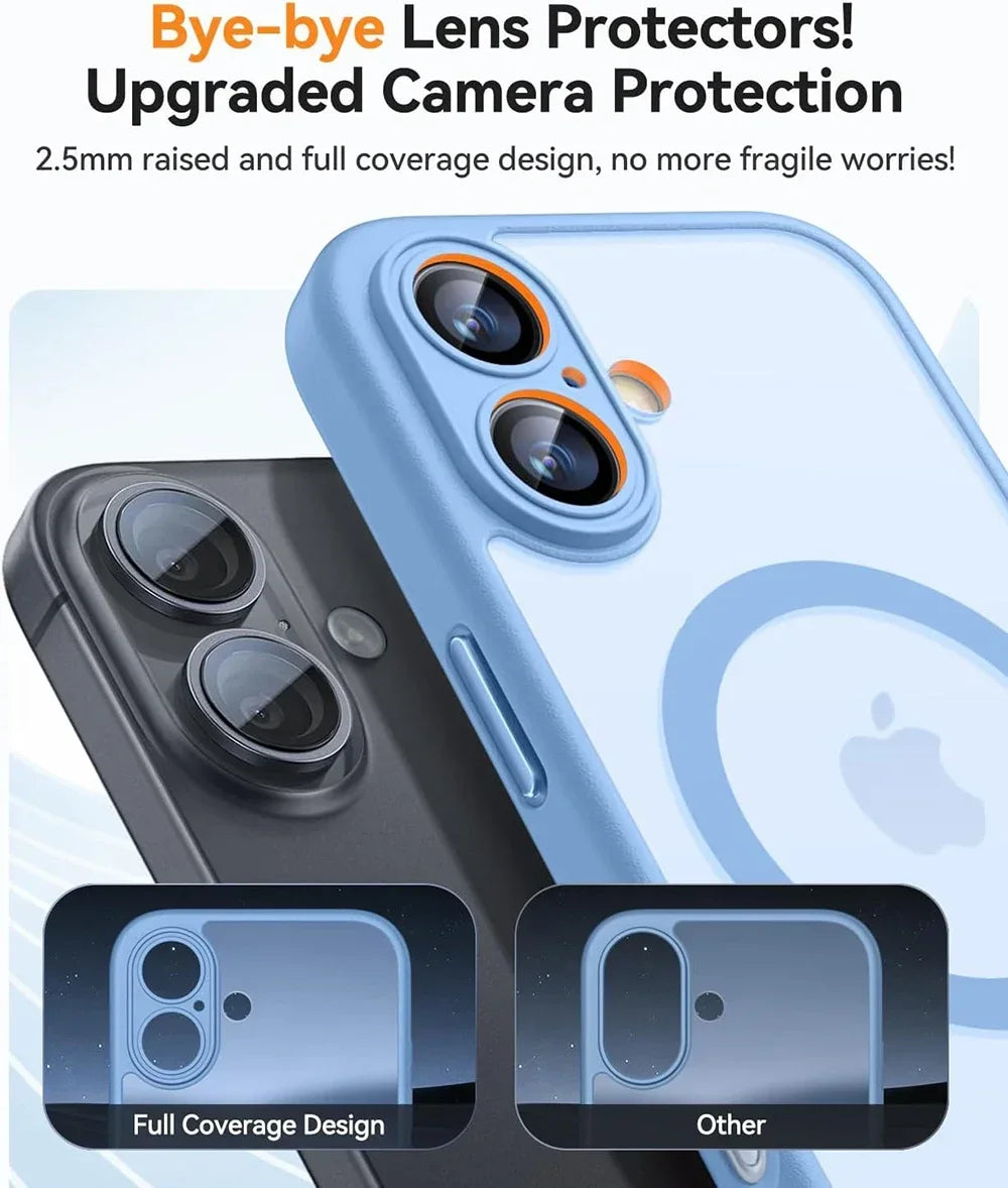 Magnetic Matte Translucent Armor Shockproof