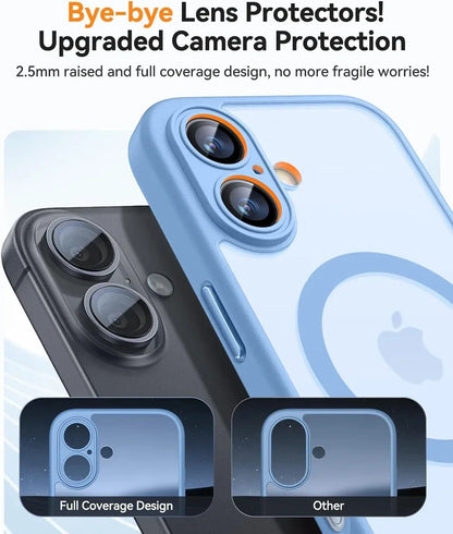 Magnetic Matte Translucent Armor Shockproof