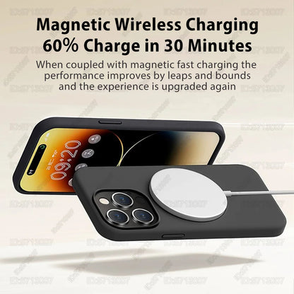 Magnetic Original Liquid Silicone Shockproof