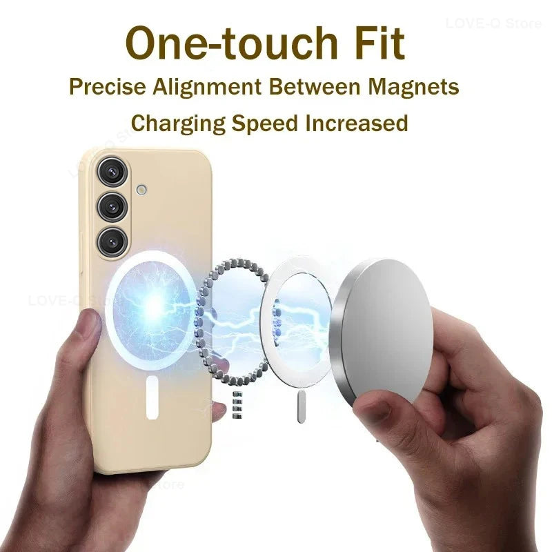 Magnetic Wireless Charge Case S