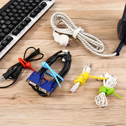 Silicone Reusable Cable Organizer Storage