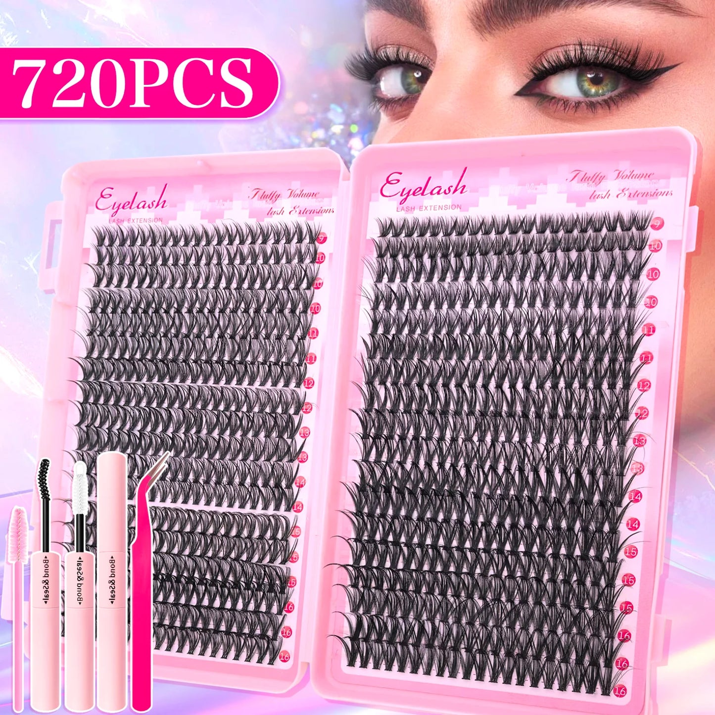 Eyelash Extension Kit Fluffy Lash