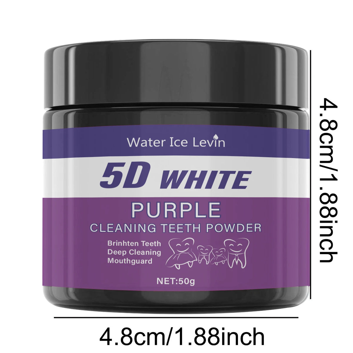 Purple Tooth Cleaning Powder Sulfate-free