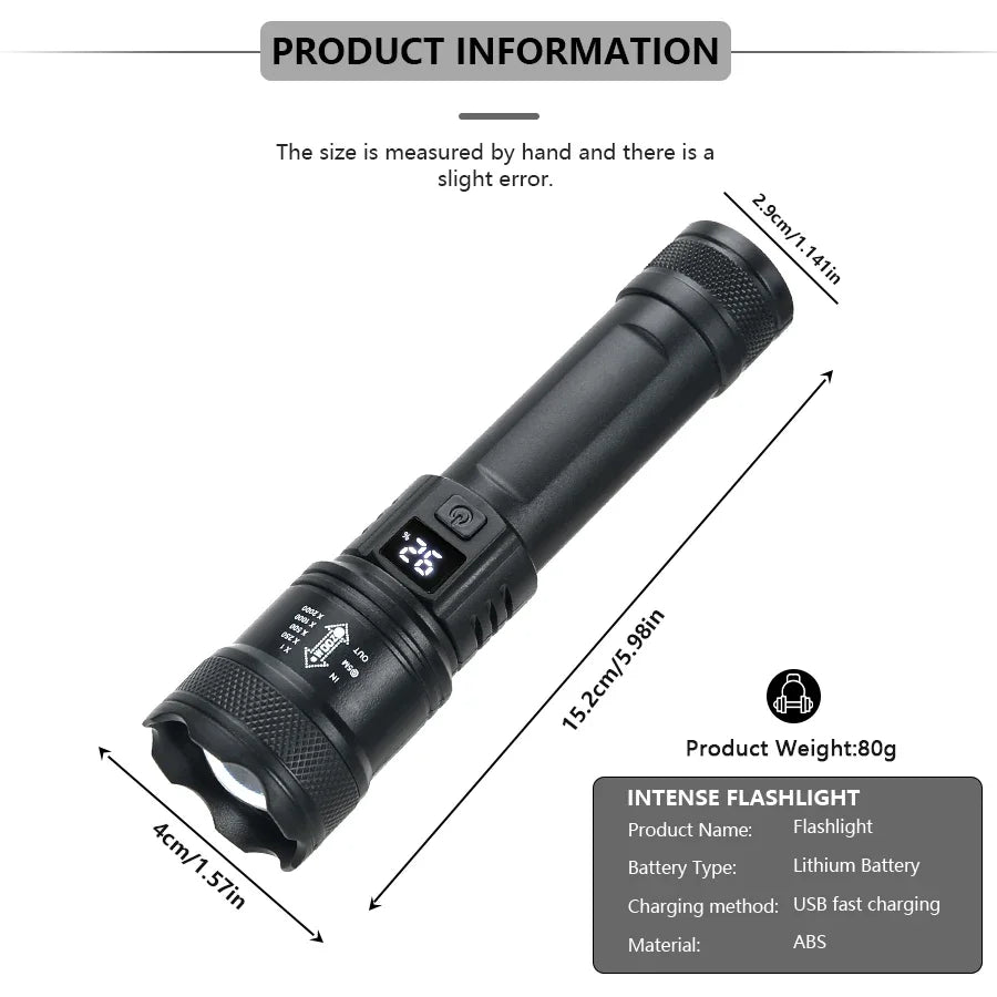 Strong Power Led Flashlights Tactical
