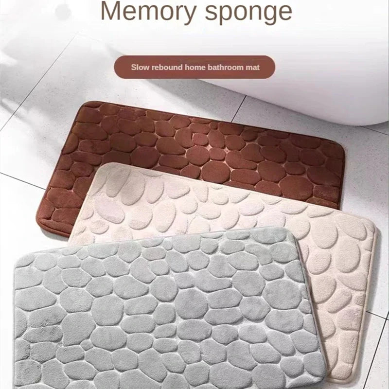Non Slip Bathroom Mat Cobblestone