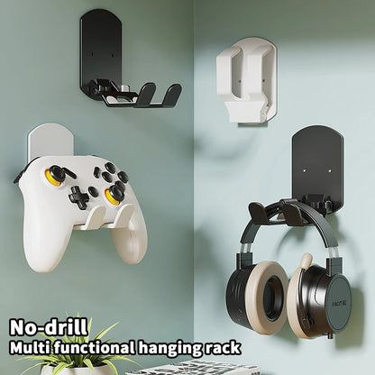 Headphone Stand Adhesive Plastic Wall