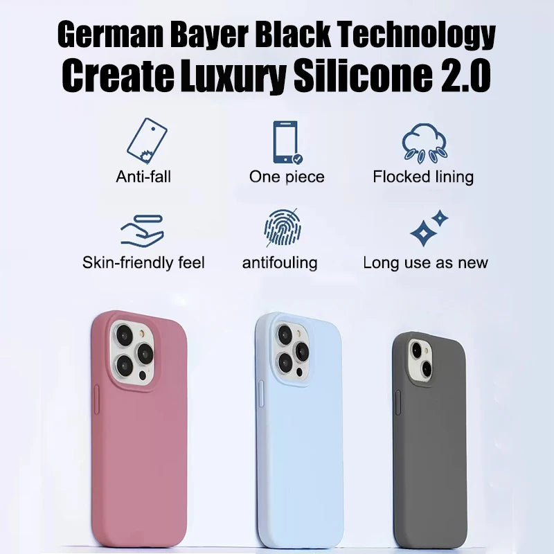 Luxury Liquid Silicone Phone Case