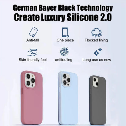 Luxury Liquid Silicone Phone Case