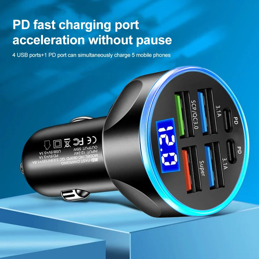 PD Car Charger Fast Charge