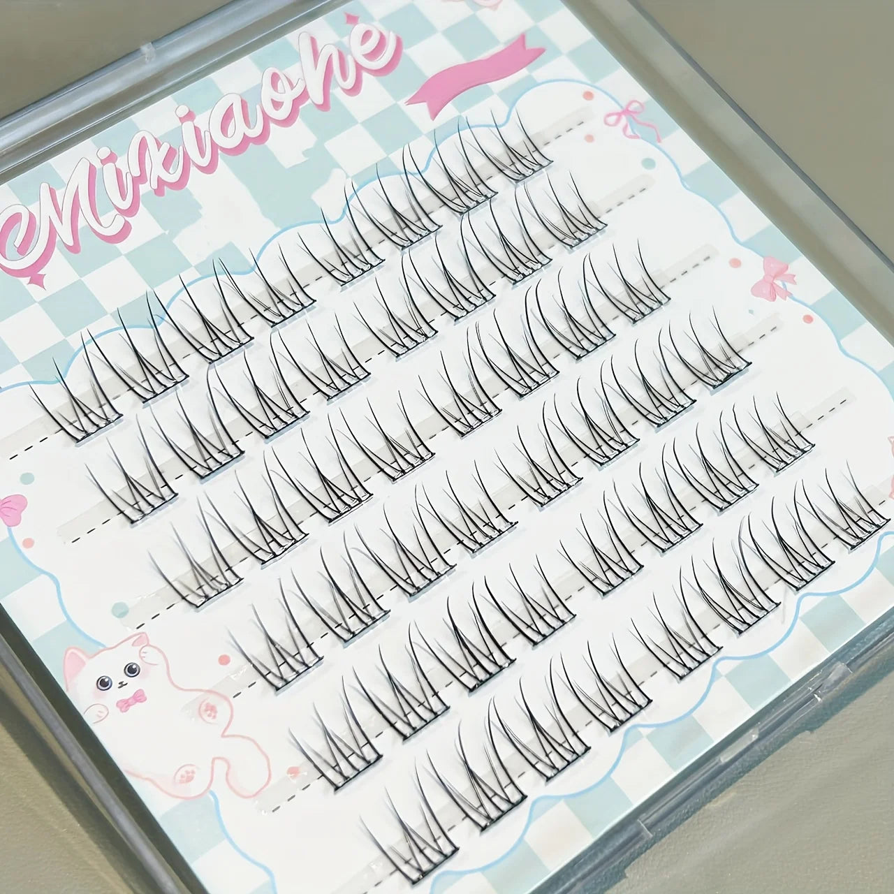 Mixiaohe Glueless Eyelashes Clusters C