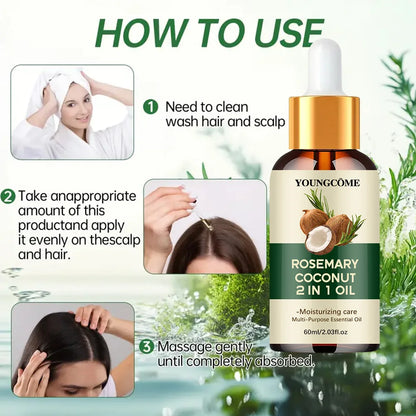 Rosemary Oil Hair Essential Coconut