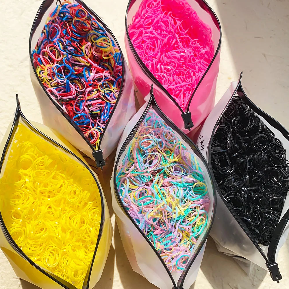 Girls Colourful Disposable Rubber Band