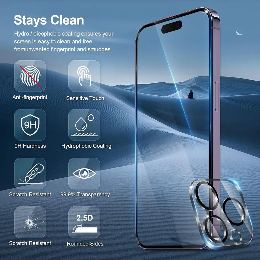 Screen Protection Tempered Glass Camera