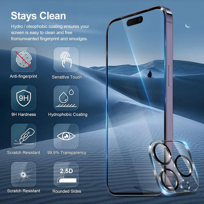 Screen Protection Tempered Glass Camera